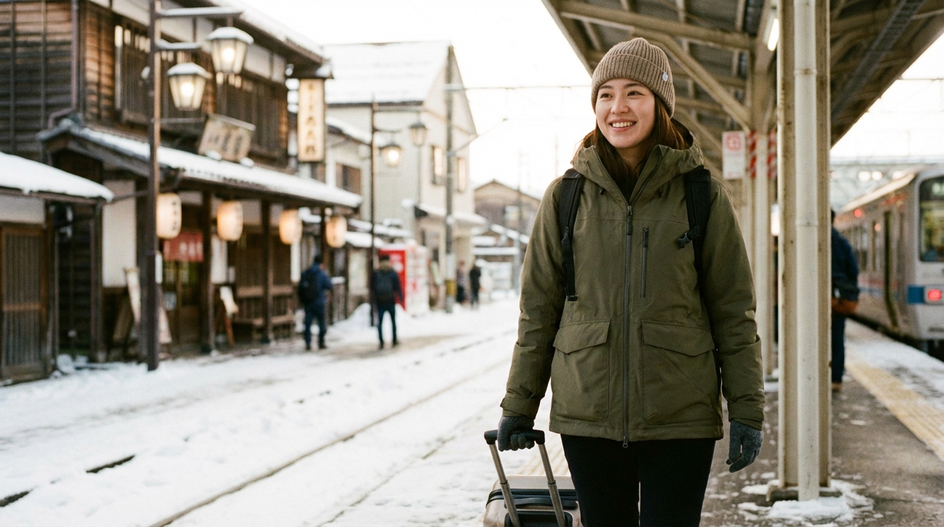 雪國旅行打包指南：如何用一件外套搞定零下低溫，讓行李箱多出一半空間
