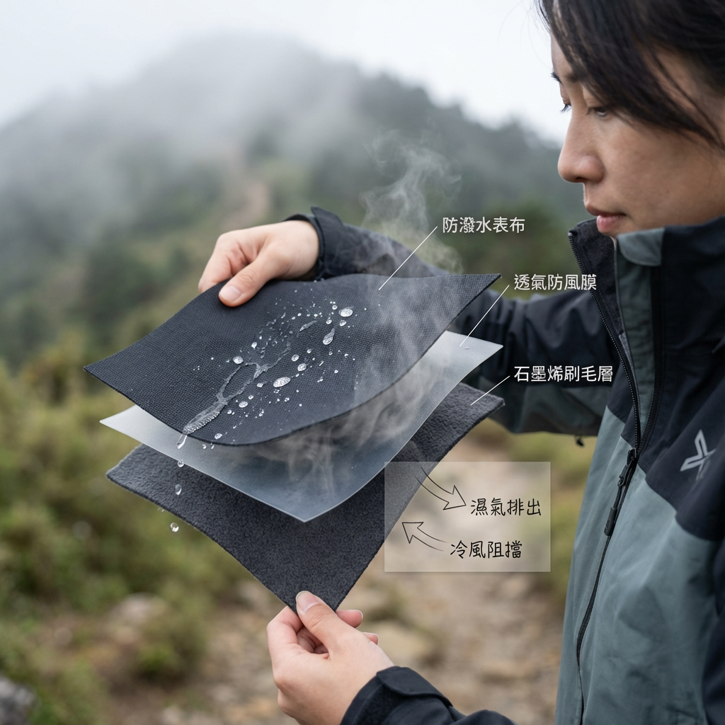 二、結構工程學:三層貼合技術對抗濕冷氣候