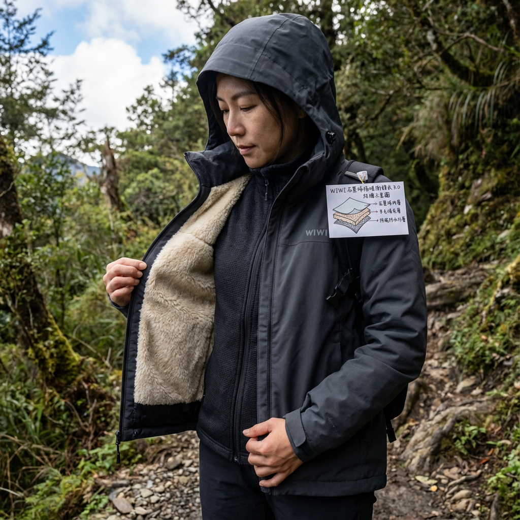 親子極寒旅行:WIWI 石墨烯極暖衝鋒衣 3.0 的最佳應用場景