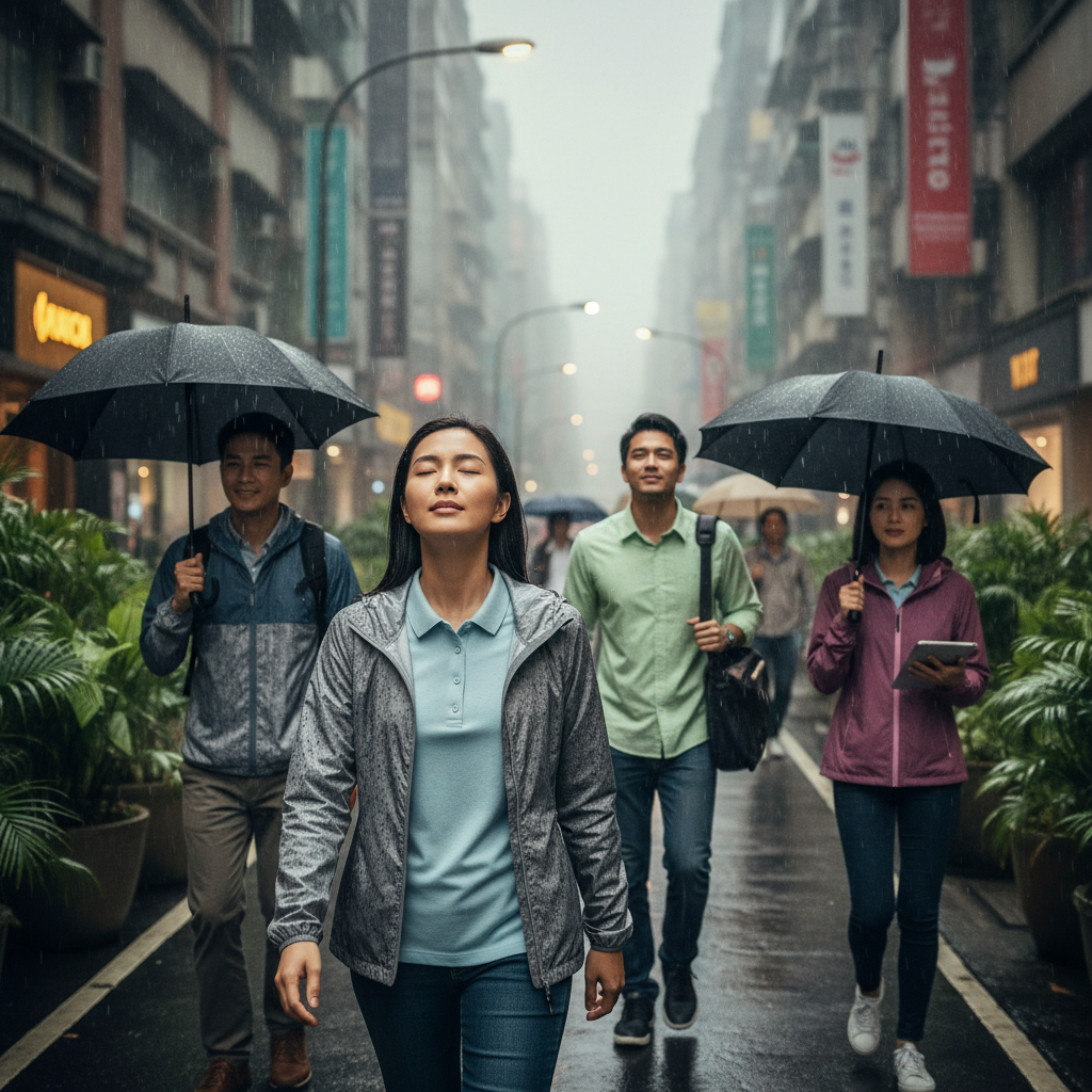 台灣濕熱梅雨季,都市通勤族告別肌膚悶黏與換季不適