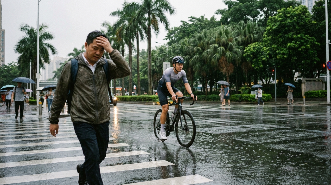 盛夏颱風外圍影響,通勤族與戶外愛好者如何擺脫濕黏與悶熱不適?