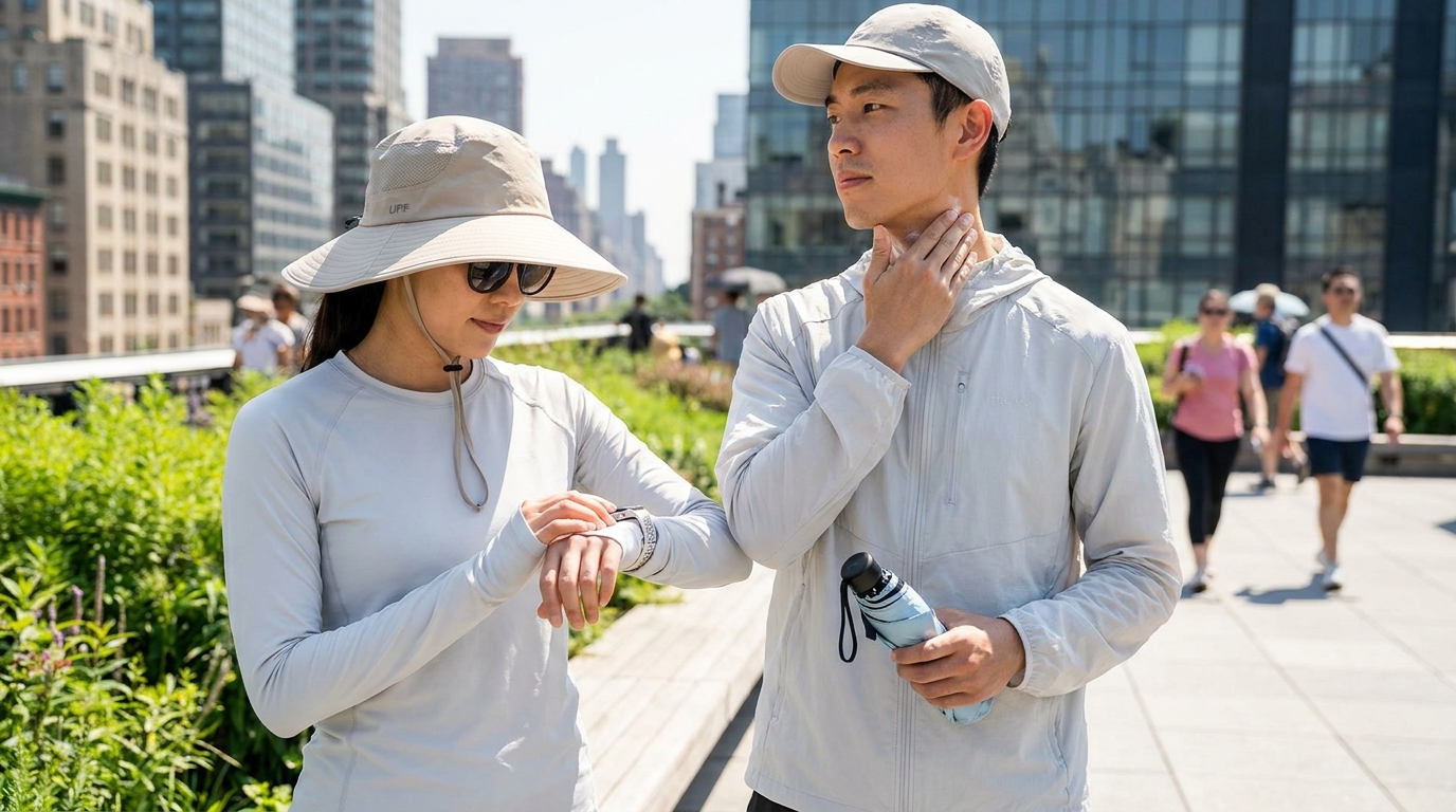 盛夏豔陽：掌握紫外線指數，都會生活者的機能防護穿搭指南