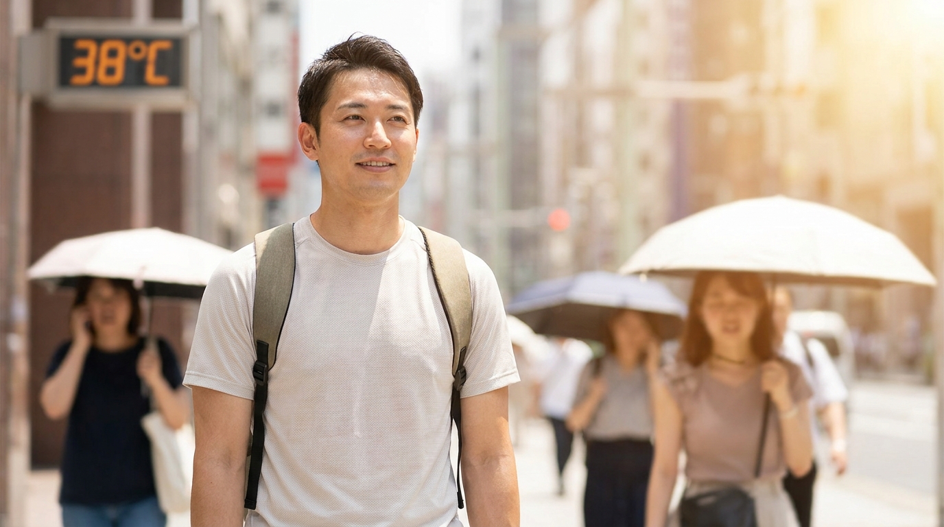 炎夏高溫警戒:通勤族與戶外活動者必看!擺脫濕黏悶熱,打造涼感舒適新生活