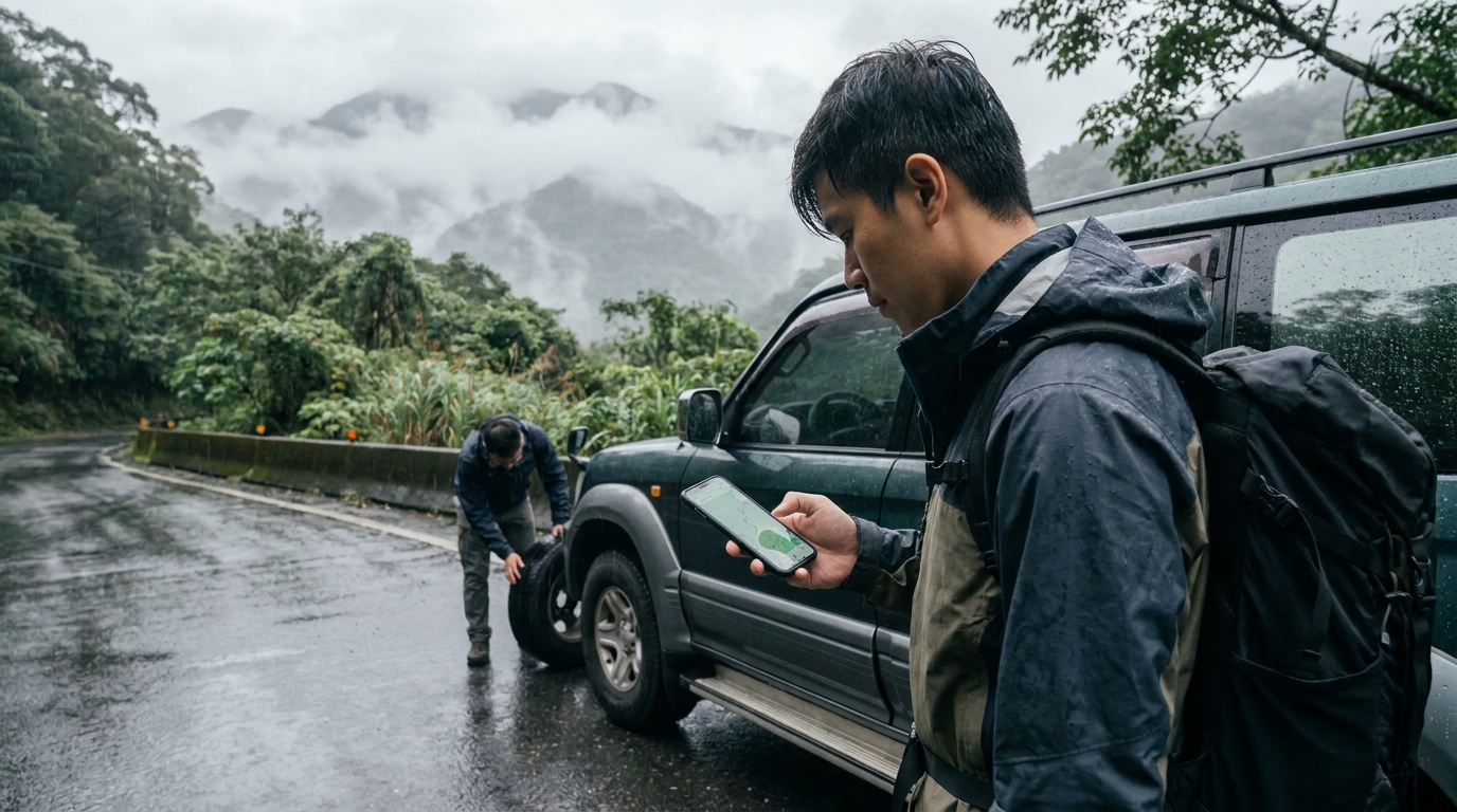 梅雨季山區旅人必看:應對濕黏悶熱與豪雨風險的行車穿搭智慧