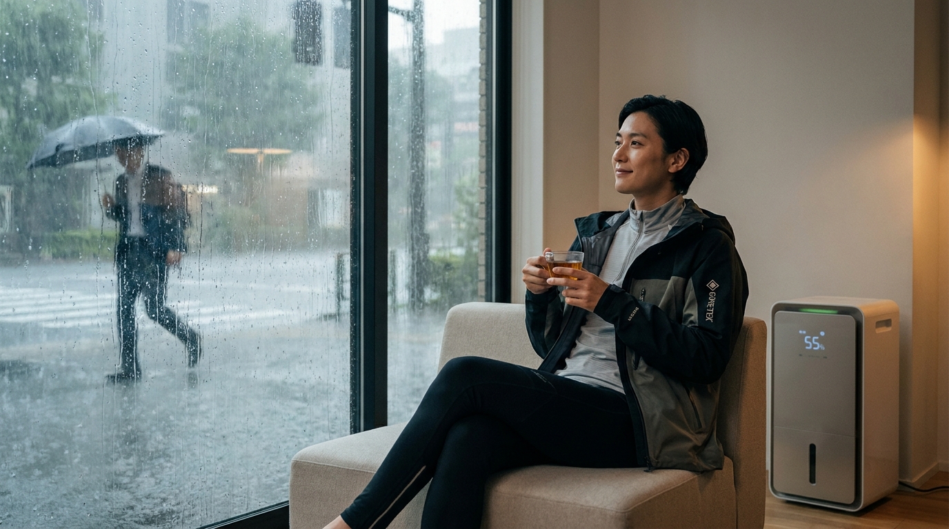 夏日豪雨季:告別濕黏不適,機能穿搭與居家防潮讓您擁抱乾爽生活