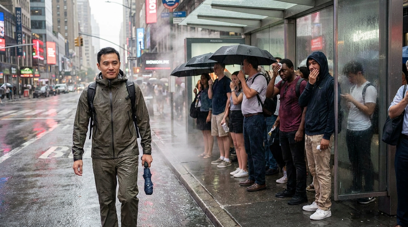 夏季濕熱攻防戰:都市通勤族告別悶黏,從機能服飾找回乾爽活力