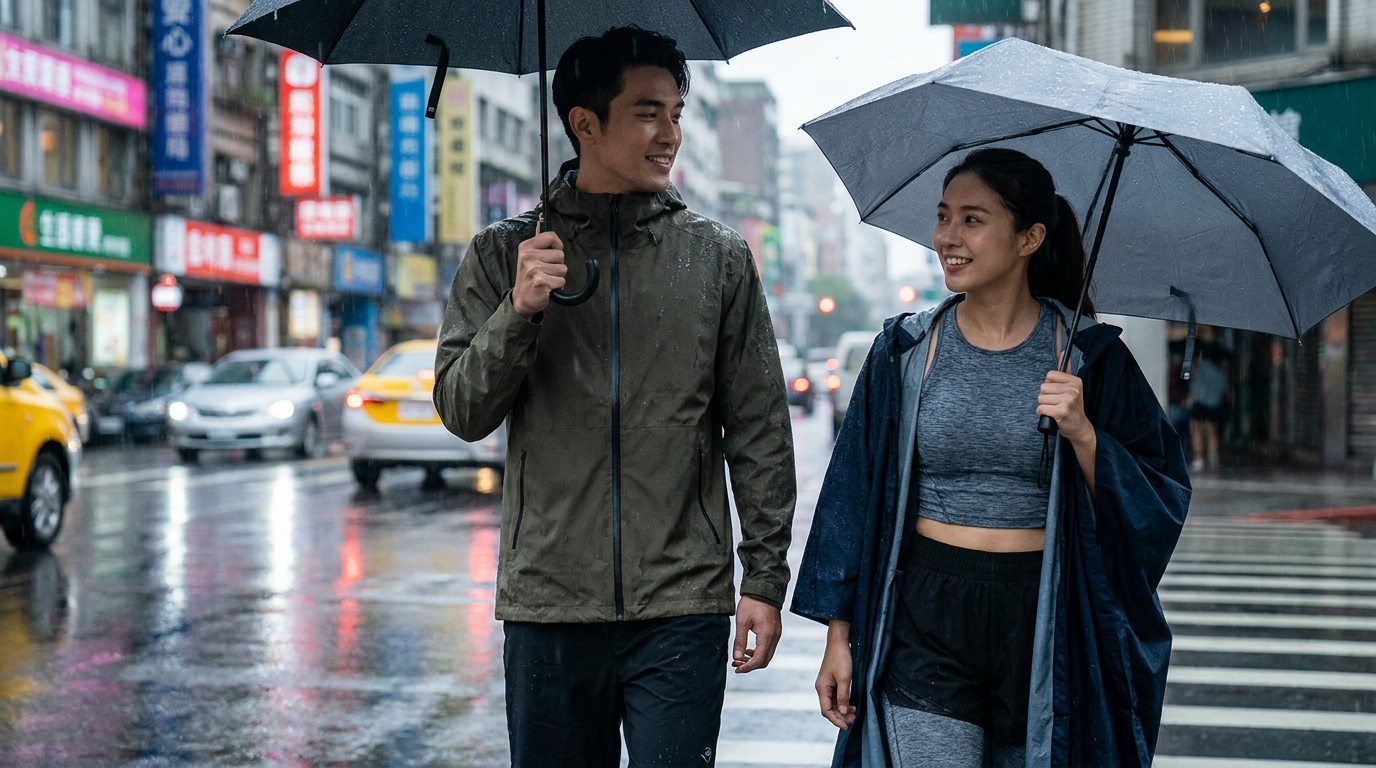 雨季濕黏：全台民眾告別悶熱的機能穿搭解方