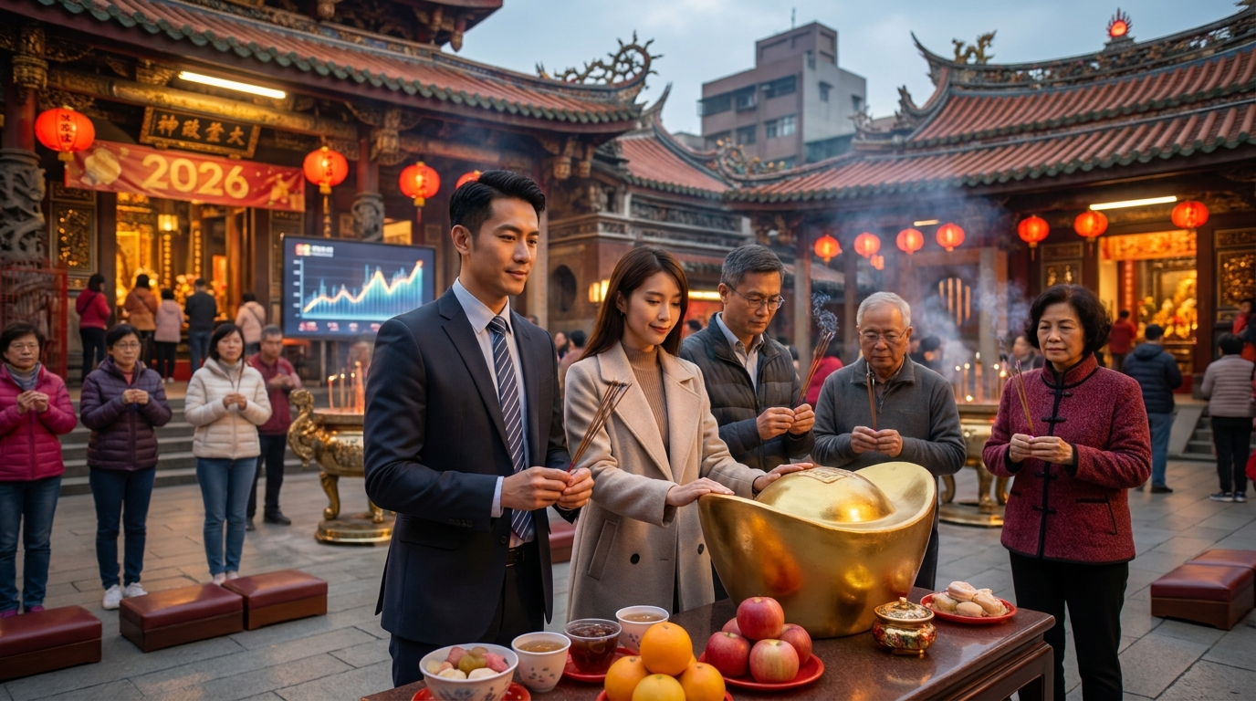2026新春求財:告別財富焦慮,富豪也愛訪的台灣財神廟與招財心法,助您開啟安心富足新生活