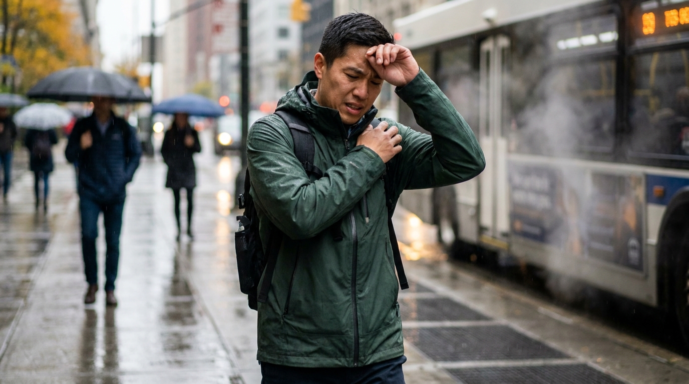 秋颱連環襲,潮濕悶熱交織!都市通勤族如何擊退濕黏、僵硬的身體警訊?