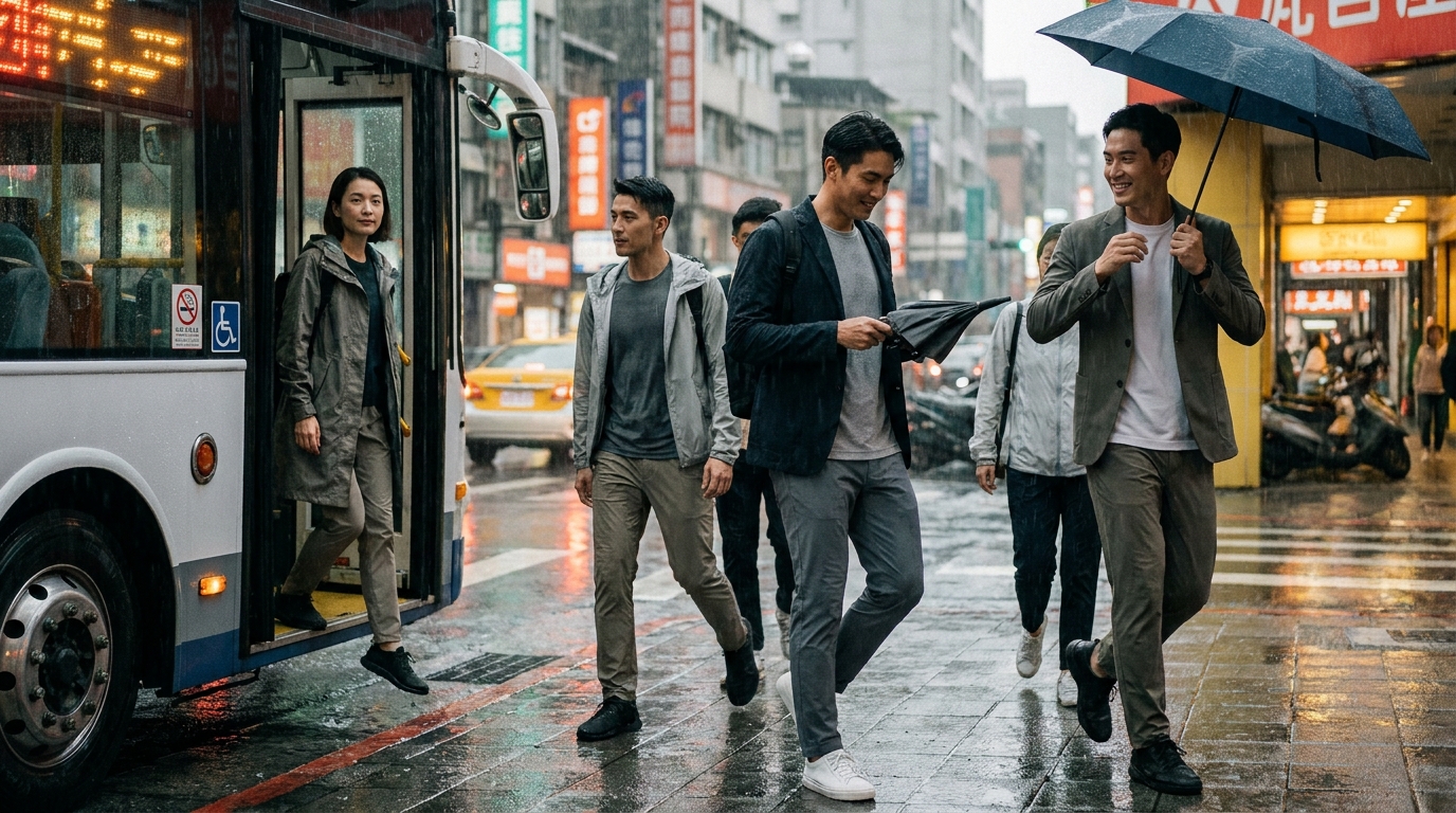 潮濕豪雨季,都市通勤族擺脫悶熱黏膩:機能穿搭舒緩身心壓力