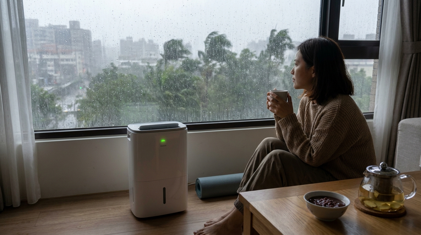潮濕多雨秋季,北台灣居民如何守護居家與身心健康,擺脫濕黏僵硬不適?