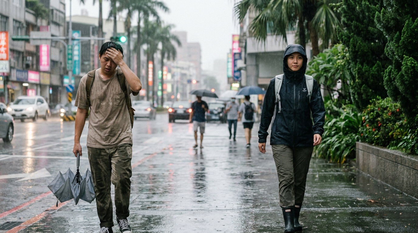 南台灣濕悶雨季:都會族群的健康挑戰與機能穿搭對策