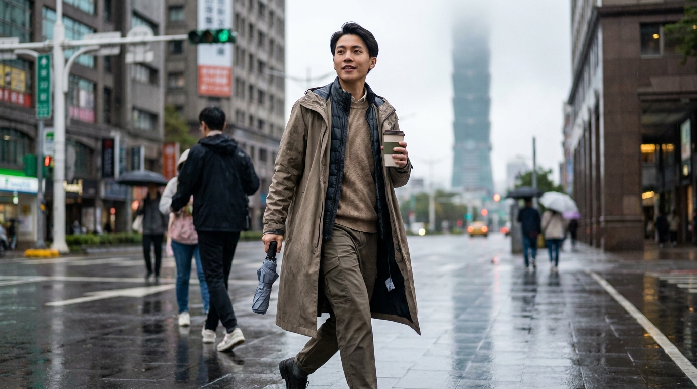 秋季濕涼北台灣：告別忽冷忽熱，都市人打造全日舒適活力穿搭術