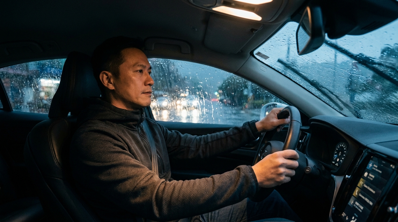 潮濕雨季,通勤駕駛如何擺脫行車疲勞與焦慮?掌握雨季安全駕馭的關鍵
