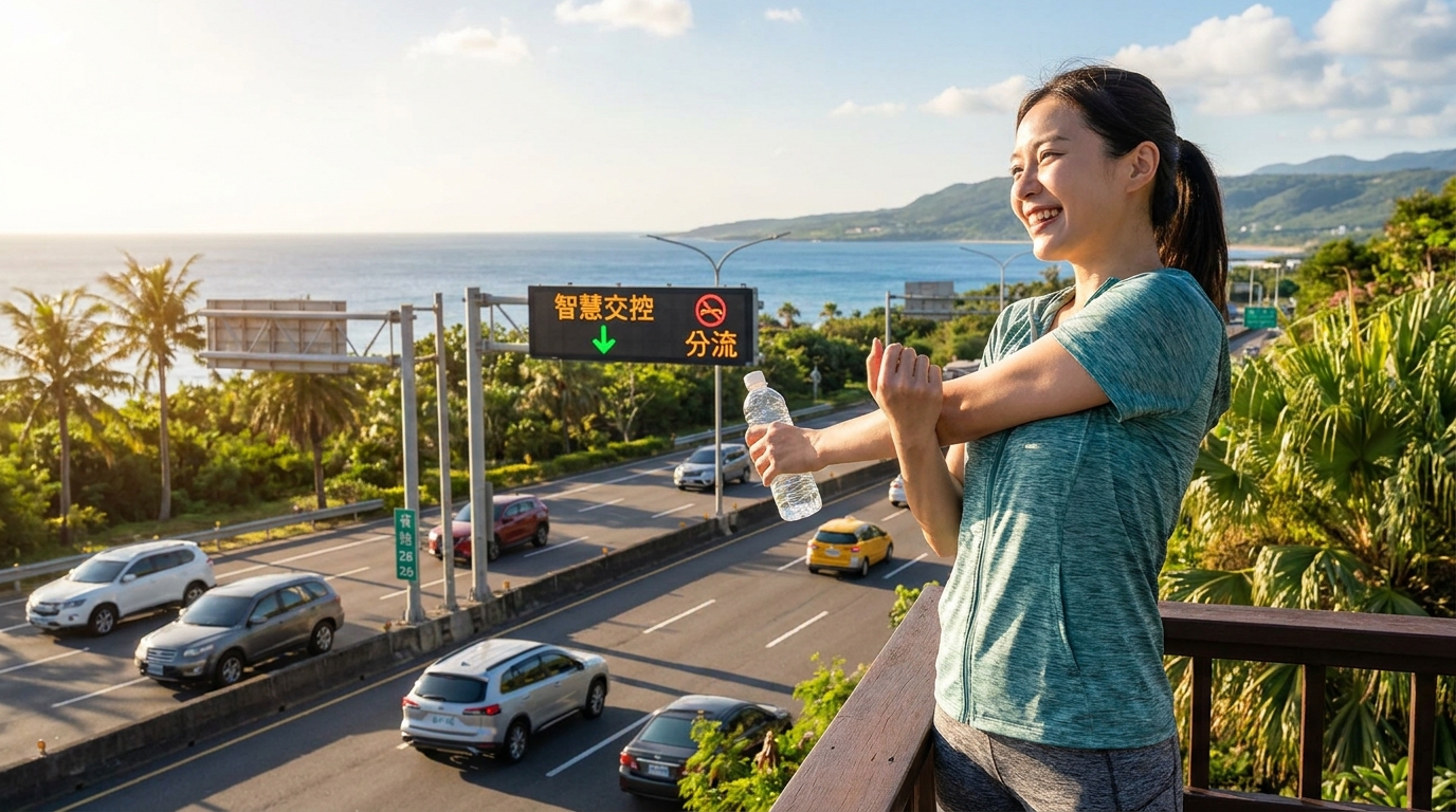 中秋熱浪襲墾丁：旅人如何擺脫濕熱疲勞與交通壓力，擁抱健康舒暢的假期？